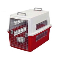 IRIS ATC-870寵物航空飛機籠(白/紅)(大型犬適用~35kg)