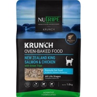Nutripe Cat Krunch Oven-Baked NZ King Salmon & Chicken with Green Tripe 1.6kg