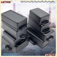 LETTER Electric Supplies, ABS Plastic Black DIY Housing Instrument Electronic Project Box, High Qual