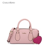 Carlo Rino Charm Luxe Top Handle Bag - Pink