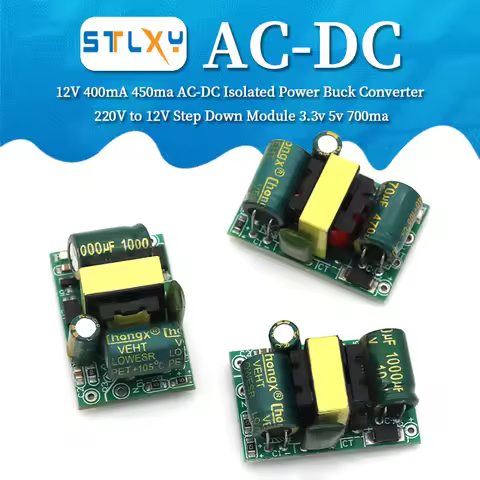 Stlxy AC-DC 3.5W precision step-down converter AC 220V to 5V DC step-down transformer power module 5