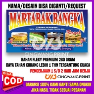 CingWangPrint - Banner martabak mini banner / martabak telur mini / banner martabak manis / spanduk
