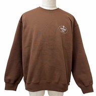 全新Supreme SUP 24AW Crest 圓領棉質印花衛衣，ブラウン，加拿大製造，正品，男款