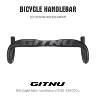 GITNU Road Bike Handlebar Dropbar Compact Aero Flat 31.8mm Alloy Ultralight Aerodynamic Design Suita