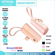 Baru Powerbank Mini 2In1 Smartberry / Powerbank Mini / Powerbank