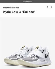 Kyrie 3 Low 低筒 Nike 籃球鞋 氣墊 夜光