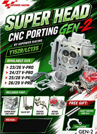 HIPOWER * GEN 2 * HI POWER RACING CNC PORTING SUPERHEAD 19/22 & 20/23 & 22/25 & 23/26 & 24/27 & 25