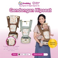 Snobby 6-in-1 Multifunctional Hipseat Baby Carrier for Newborns Up to 15kg Pebble Series SBG4742
