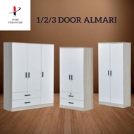 ITORI Lano Series Cabinet 1/2/3 Door Cupboards Bigger Size/ Besar Size