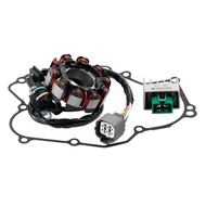 On SALE STATOR + VOLTAGE REGULATOR + GASKET FOR KAWASAKI KLX450R KLX450A 2008 - 2019