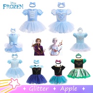 Frozen Princess Anna Elsa Costume For Kids Baby Romper Short Sleeve TUTU Dress Halloween Infant Newborn Baby Clothes Set