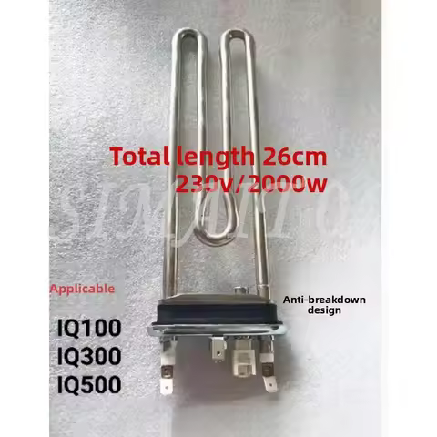 IQ100/IQ300/IQ500 Washing Machine Heating Tube, Electric Heating Tube, Drum Heating Rod