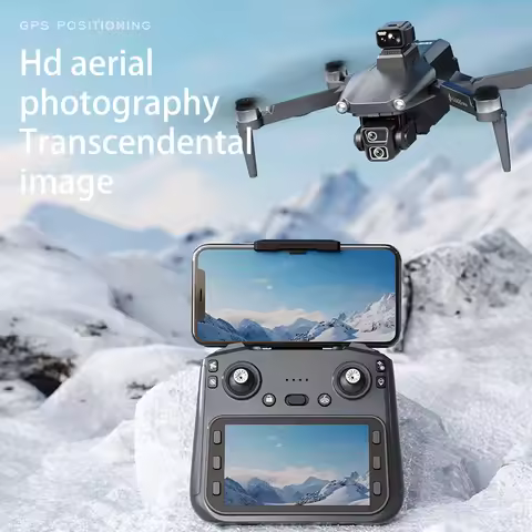 New L600-1 PRO GPS Drone 8K HD Dual Camera 360 Degree Obstacle Avoidance Remote Control with Screen 
