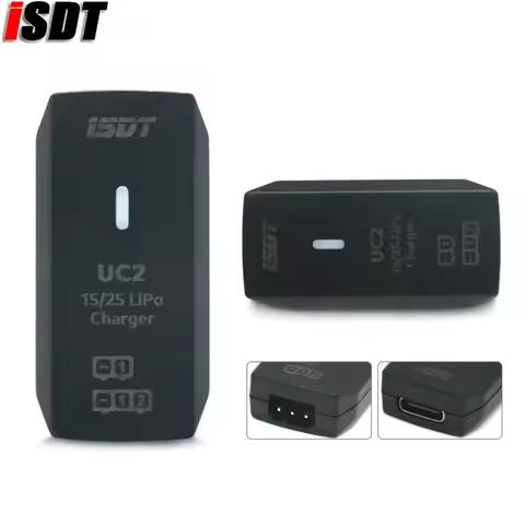 ISDT UC2 1S/2S LiPo Smart Battery Balance Charger USB XH 2.54 Balance Port Direct Charge