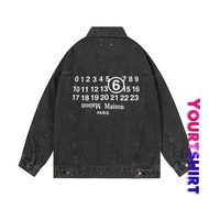 #J31 Plus Size Oversized Folding Collar Pocket Corduroy Fashion Denim Vintage Wash Water Winter Butt