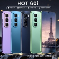 ขายร้อน HOT 60i ศัพท์มือถือ 16+1T แอนดรอยด์ 8.1 สมาร์ทโฟนราคาประหยัดหน้าจอเจาะรู