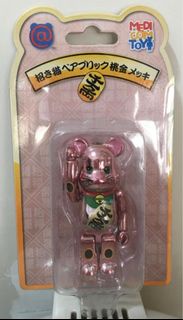 桃金Bearbrick 100%
