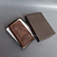 Dompet gantungan kunci tempat stnk merk isuzu kulit sapi