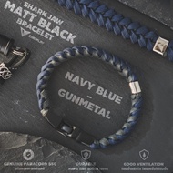 กำไลข้อมือ สร้อยข้อมือ รุ่น MATT BLACK (แจ้งขนาดรอบข้อมือในแชท) เชือกถัก PARACORD BY CORDPLAY