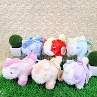 GANTUNGAN Mixed Color Horse Doll Keychain Horse Keychain LargeTALI Acrylic Horse Doll Bell