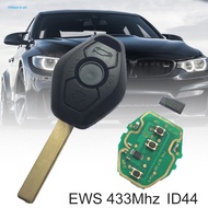 433MHz 3 Buttons Remote Car Key Fob with ID44 Chip for BMW E46 E39 3 5 7 Series