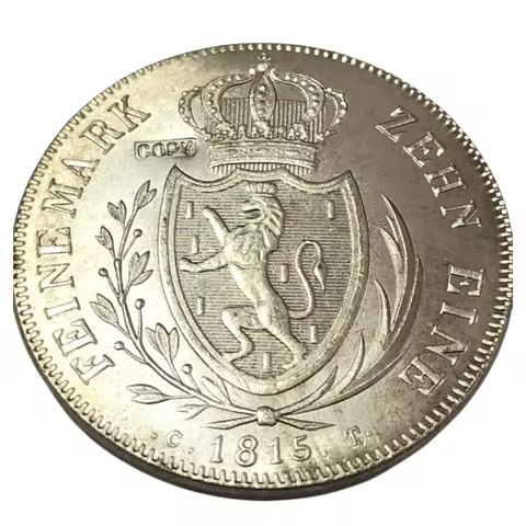 1815 Duchy of Nassau-Usingen (German states) 1 Thaler - Friedrich August Copy Coin