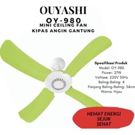 CEILING FAN HELIFAN HANGING FAN JUMBO LARGE OUYASHI OY-980 STRONG DURABLE QUALITY 27 watt hanging FA