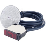 Mageway Indoor E3JK-R4M1 Retro-Reflective Photoelectric Beam Sensor 12-240VDC 24-240VAC Infrared Sen
