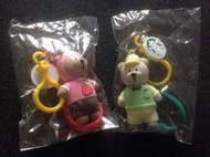 [TOY] 含運 600, 星巴克 starbuck 小熊吊飾 兩只一組