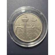 1981 Singapore Changi Airport 5 dollar coin
