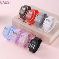 CAUSI Micro Calculator Watch, Date Display Multifunctional Electronic Digital Calculator, Portable C