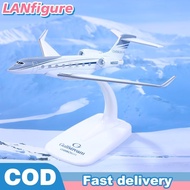 LANfigure 1PCS Gulfstream G650 Aircraft Diecast 1/200 Scale Airplane Model Planes G650ER Airplane Mo