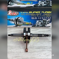 EX5 DREAM/CLASS-1 IKK RACING SUPER TURBO RACING CRANKSHAFT JET UP 4/6mm (D97mm)(CRANK PIN KECIK) RAC