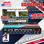 ปรีแอมป์รถยนต์ ปรีคาราโอเกะ ปรีแอมป์3แบรน ปรีไมค์ AMERICAN SOUND AMS AM-K999B(สีดำ) เครื่องเสียงติดร