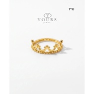 Yours Jewel 916 Gold Crown XL Ring