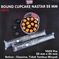 Cupcake Case Hitam 55mm 1000pcs Cup Nastar Toples Lebaran