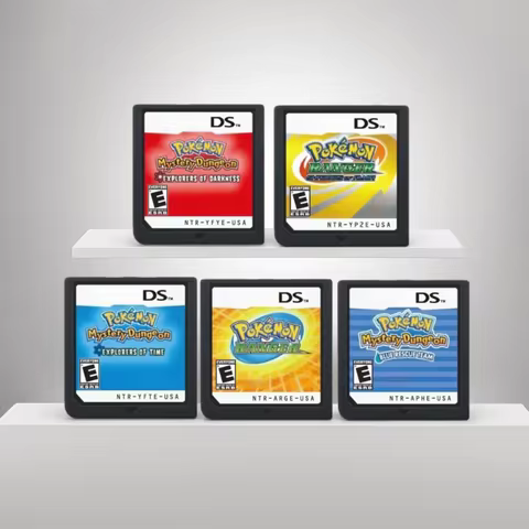 NDS Game Cartridge,Pokémon Mystery Dungeon - Explorers of Darkness，Shadows of Almia Game Cartridge， 