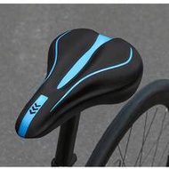 1pc Bicycle Seat Cushion Cover Silicone Thickened Comfortable Soft Road Bike Bicycle Seat Cushion Co