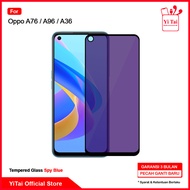 YITAI - Tempered Glass Spy Blue Oppo A76 A96 A36 A95 4G A95 5G