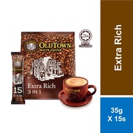 OLDTOWN Extra Rich Instant Premix 3 In 1 White Coffee (35g x 15's)