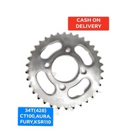 CT100 34T(428) REAR SPROCKET