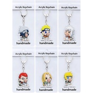 Jiraiya Sasuke Kakashi Naruto Uchiha Itachi Acrylic Keychain Naruto Pendant