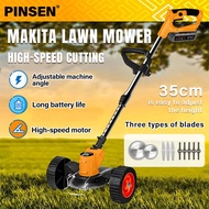 PINSEN Grass Cutter Lawn Mower Grass Trimmer Cordless Grass Cutter Portable Grass Trimmer Duty Rumpu