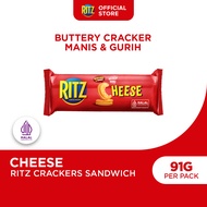 Ritz Crackers Cheese 91g Crackers dengan Krim Rasa Keju