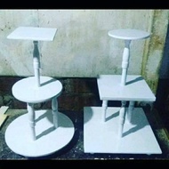 3-Tier Round Square Bridal Cake Frame 3-Tier Tart stand Table/ 3-Tier Round and Square Bridal Cake s