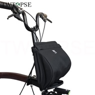 TWTOPSE 15L MINI 21L Bicycle Basket For Brompton Folding Bike Fit 3SXITY PIKES 3 Holes Dahon Tern Fnhon Bag