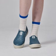 moz瑞典 駝鹿 雙色洞洞餅乾水鞋 (海峽藍) 舒適厚底-附鞋扣