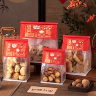 New Year Bread Toast Packaging Bag Baking Biscuit Cookies Snowflake Candy Nougat Snacks Self sealing