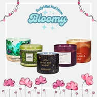 3-wick scented candle, BA.TH AND BO.DY WOR.KS essential oil scented candle 411g