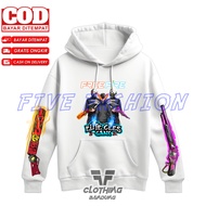 kids' hoodie🐥CHILDREN'S FREE FIRE JACKET TRIO ELITE CEES SG RAPPER SG OPM FREE NAME Hoodie Kids Swea